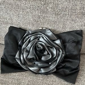 Black & Silver clutch - perfect event purse